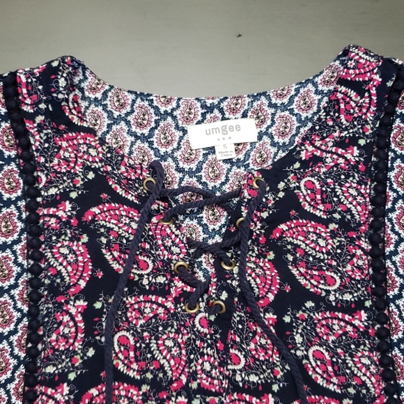 Umgee Boho Bell Sleeve Dress - Picture 7 of 11